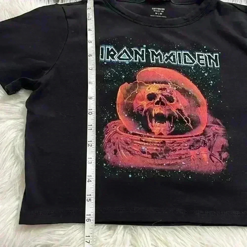 IRONMAIDEN WOMENS CROP TOP - Picture 8 of 8
